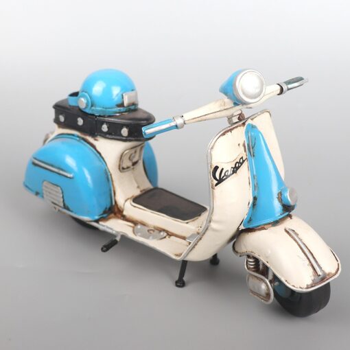 Mô hinh xe vespa cổ trang trí đẹp 2023 CD215