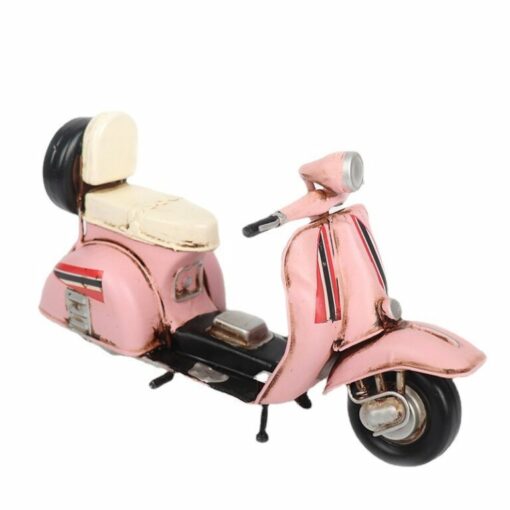 Mô hình xe vespa cổ đẹp màu hồng CD176