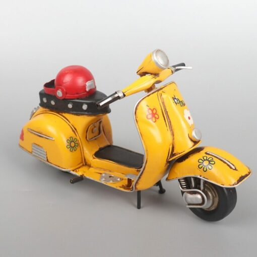 Mô hinh xe vespa cổ trang trí đẹp 2023 CD215