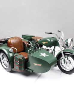 Mô hình xe sidecar vintage 2022 CD180