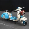 Mô hình vespa cổ màu xanh CD164