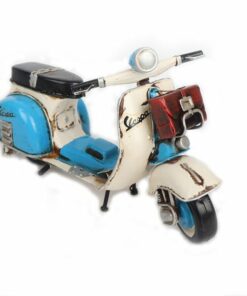 Mô hình vespa cổ màu xanh CD164