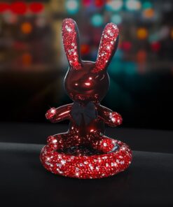 Thỏ Bunny gắn đá kết hộp nước hoa để oto