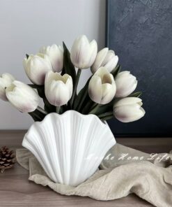 Bình Hoa Trang Trí Hình Vỏ Sò