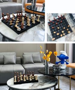 Bộ Bàn Cờ Vua Gỗ Nghệ Thuật
