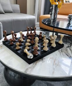 Bộ Bàn Cờ Vua Gỗ Nghệ Thuật