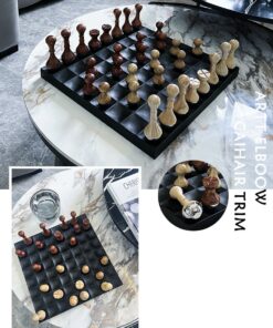 Bộ Bàn Cờ Vua Gỗ Nghệ Thuật