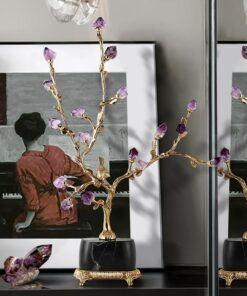 Cây Tài Lộc Đính Đá May Mắn
