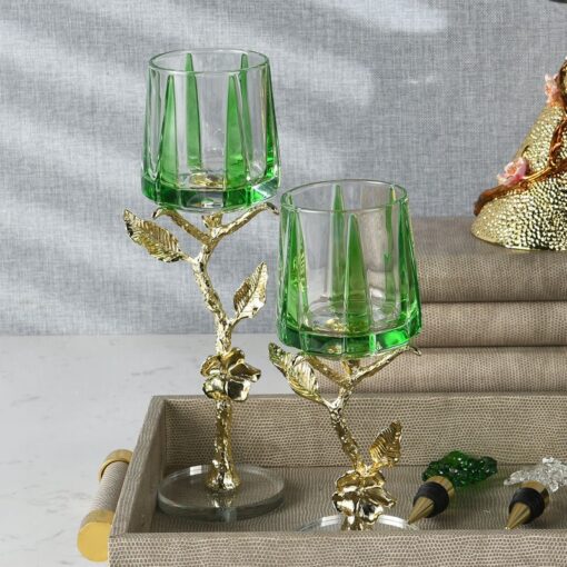 Đôi Chân Nến Pha Lê Nghệ Thuật