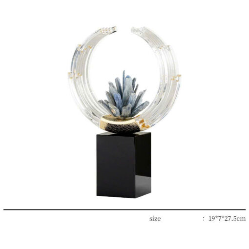 Decor Vầng Trăng Tinh Thể Nghệ Thuật