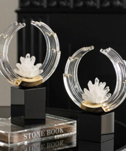 Decor Vầng Trăng Tinh Thể Nghệ Thuật