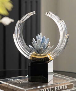 Decor Vầng Trăng Tinh Thể Nghệ Thuật