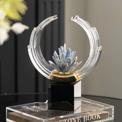 Decor Vầng Trăng Tinh Thể Nghệ Thuật