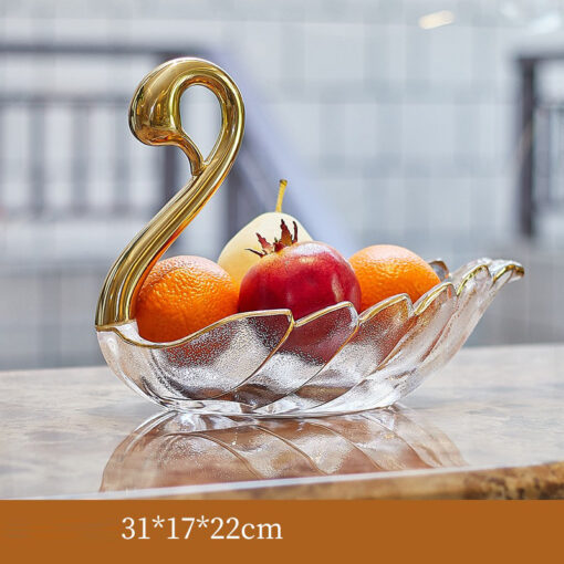 Tượng Thiên Nga Đựng Trái Cây