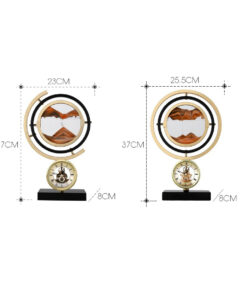 Đồng Hồ Để Bàn Kết Hợp Tranh Cát
