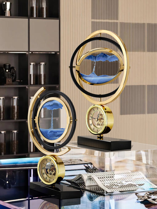 Đồng Hồ Để Bàn Kết Hợp Tranh Cát