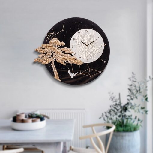 Đồng Hồ Treo Tường Tùng Và Hạc
