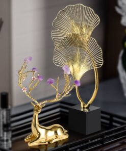 Lá Ginkgo Vàng Phong Thủy