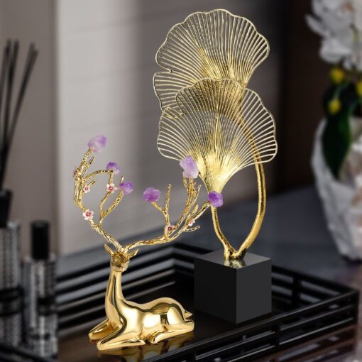 Lá Ginkgo Vàng Phong Thủy
