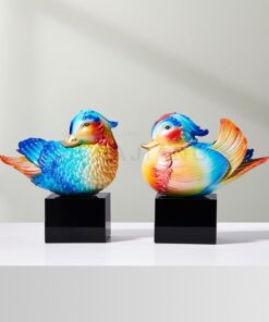Mẫu Decor Đôi Chim Uyên Ương
