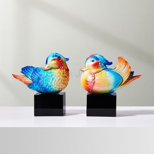 Mẫu Decor Đôi Chim Uyên Ương