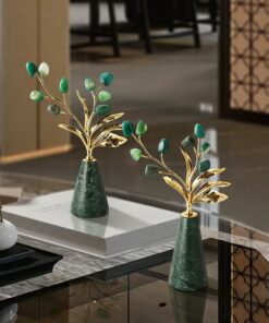 Mô Hình Bình Hoa Đá Decor