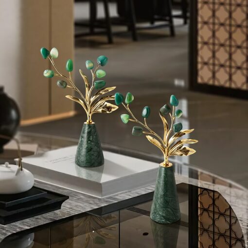 Mô Hình Bình Hoa Đá Decor