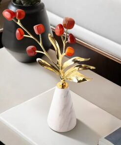 Mô Hình Bình Hoa Đá Decor