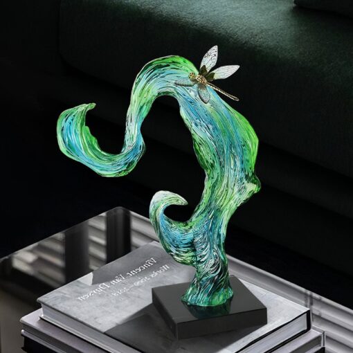 Decor Chuồn Chuồn Lạc Lối Trong Dòng Xanh