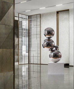 Mô Hình Qủa Bóng Trang Trí Bằng Inox