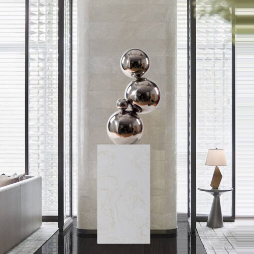 Mô Hình Qủa Bóng Trang Trí Bằng Inox