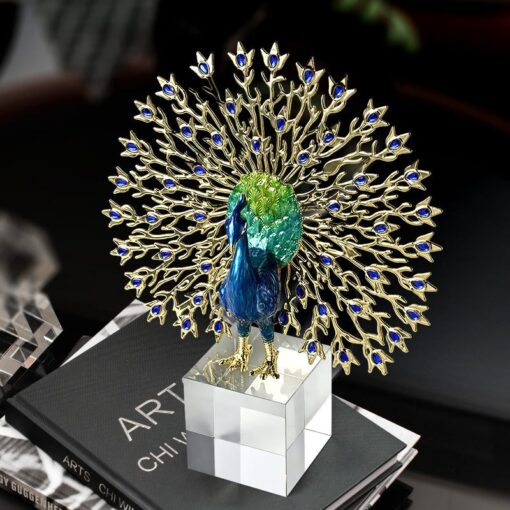Tượng Chim Công Tán Lộc