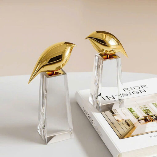 Tượng Chim Vàng Decor Độc Đáo
