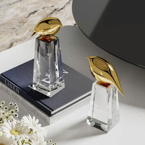 Tượng Chim Vàng Decor Độc Đáo