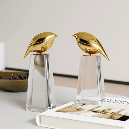 Tượng Chim Vàng Decor Độc Đáo
