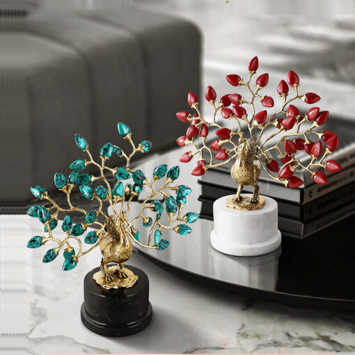 Tượng Chim Công Phú Quý Tán Lộc