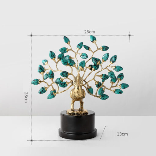 Tượng Chim Công Phú Quý Tán Lộc