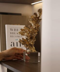 Tượng Decor San Hô Vàng Sang Trọng