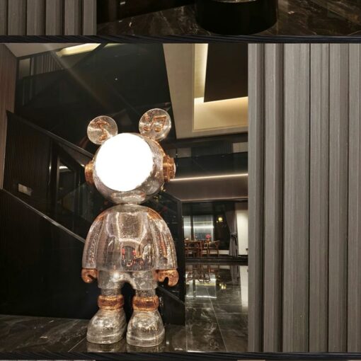 Tượng Gấu Disco Bling