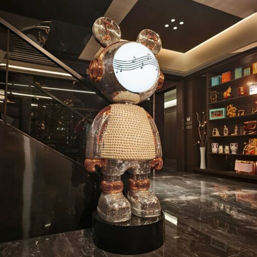 Tượng Gấu Disco Bling