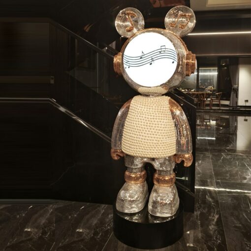 Tượng Gấu Disco Bling