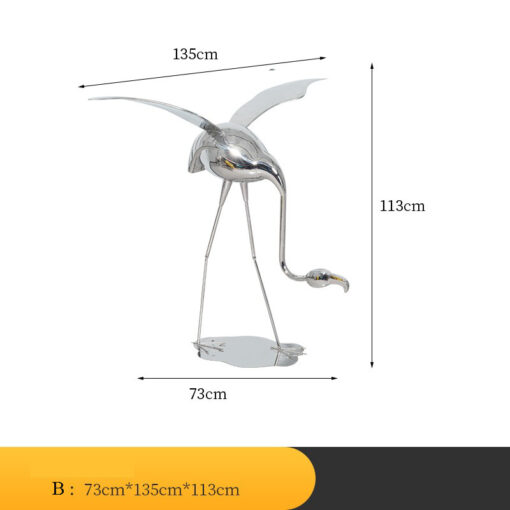 Tượng Hồng Hạc Trang Trí Sân Vườn