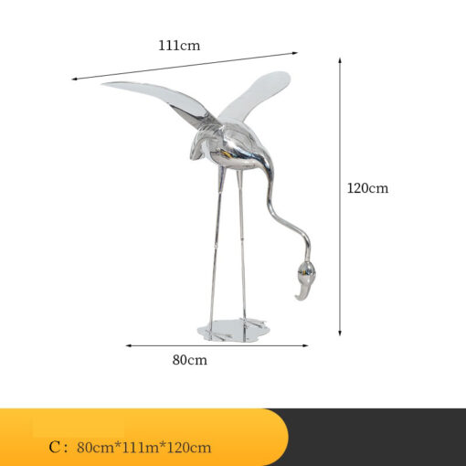 Tượng Hồng Hạc Trang Trí Sân Vườn