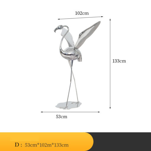 Tượng Hồng Hạc Trang Trí Sân Vườn