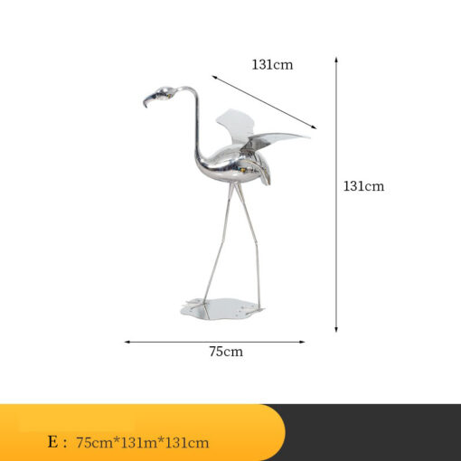 Tượng Hồng Hạc Trang Trí Sân Vườn
