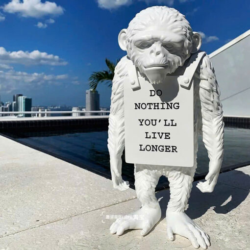 Tượng Khỉ Banksy ‘Do Nothing’
