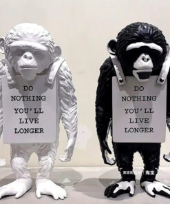 Tượng Khỉ Banksy ‘Do Nothing’