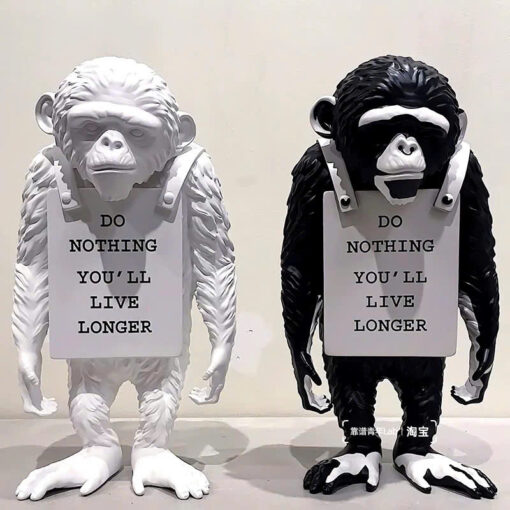 Tượng Khỉ Banksy ‘Do Nothing’