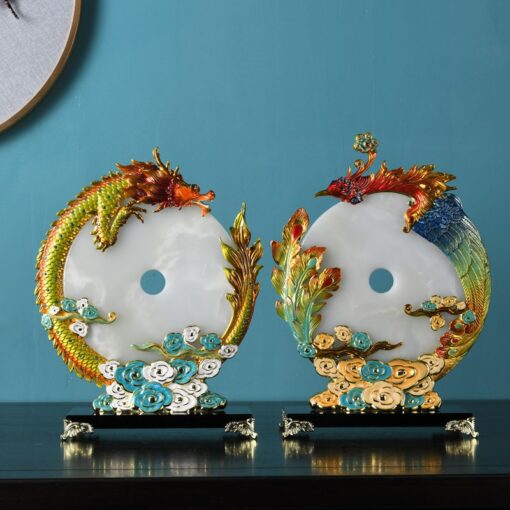 Tượng Long Phụng Ngọc Bích