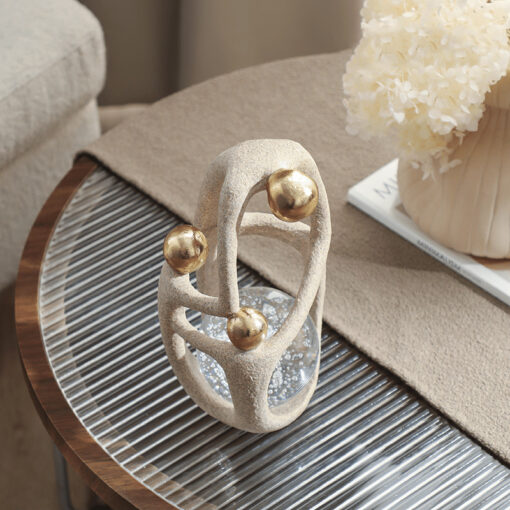 Tượng Người Ôm Cầu Pha Lê Decor